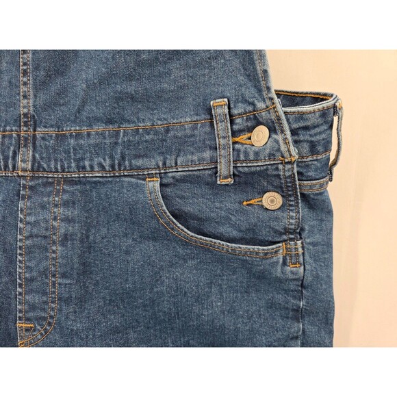 Levis Bib Overalls Vintage Style Womens 2-Horse Brand Denim Blue Jean Farmcore - Picture 7 of 16
